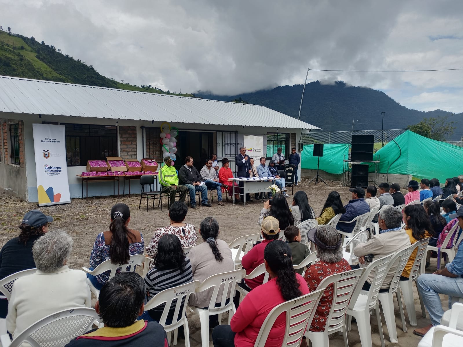 La ENAMI EP aperturó una oficina en la parroquia Pilaló - Cotopaxi, zona de influencia del proyecto minero UNACOTA 